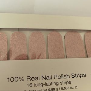 Color Street Glitter Nail Strips: Blushing in Flushing